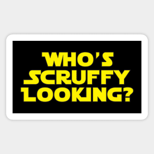 Who's Scruffy Looking? Sticker